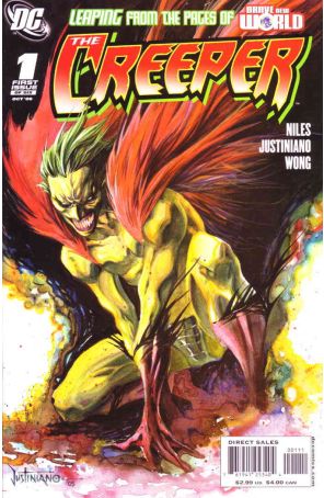 Creeper (2nd Series) 1 published by DC with cover art by Justiniano