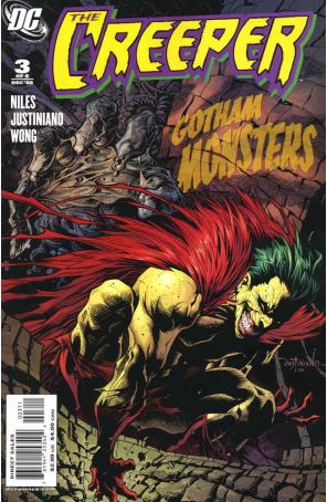 Creeper (2nd Series) 3 published by DC with cover art by Justiniano