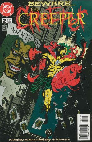 The Creeper 2 published by DC with cover art by Shawn Martinbrough