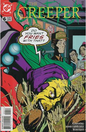 The Creeper 6 published by DC with cover art by Shawn Martinbrough