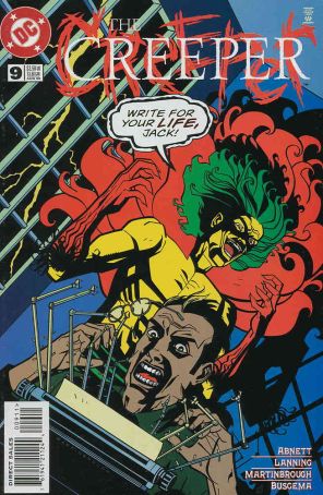 The Creeper 9 published by DC with cover art by Shawn Martinbrough
