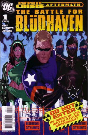 Crisis Aftermath: The Battle For Bludhaven 1 published by DC with cover art by Daniel Acuña