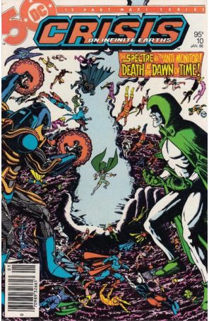 Crisis On Infinite Earths (Canadian Edition) 10 published by DC with cover art by George Pérez
