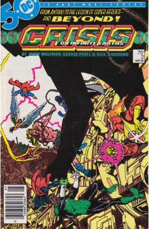 Crisis On Infinite Earths 2 (Newsstand) published by DC with cover art by George Pérez