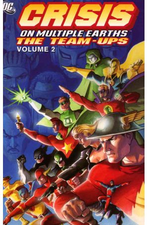 Crisis on Multiple Earths: The Team-Ups TPB 2 published by DC with cover art by Matt Wagner