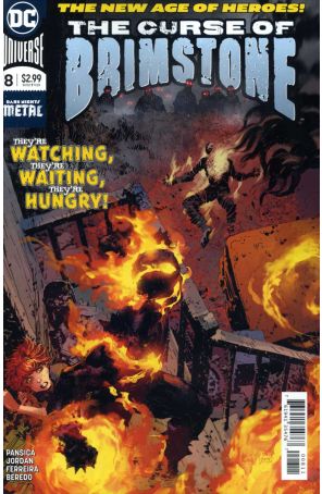 The Curse of Brimstone 8 published by DC with cover art by Philip Tan