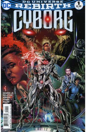 Cyborg (2nd Series) 1 published by DC with cover art by Will Conrad