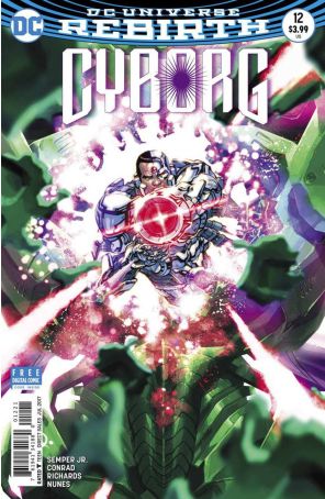 Cyborg (2nd Series) 12A published by DC with cover art by Carlos D’anda