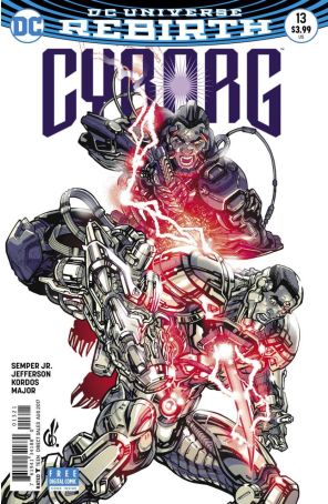 Cyborg (2nd Series) 13A published by DC with cover art by Carlos D’anda