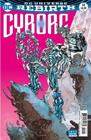 Cyborg (2nd Series) 14A published by DC with cover art by Carlos D’anda