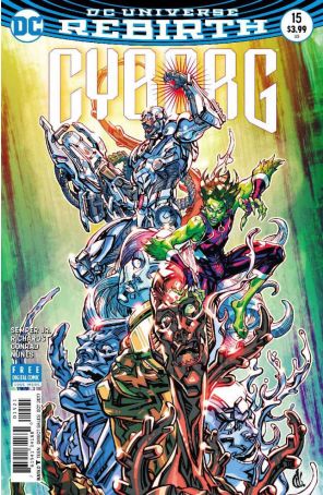 Cyborg (2nd Series) 15A published by DC with cover art by Carlos D’anda