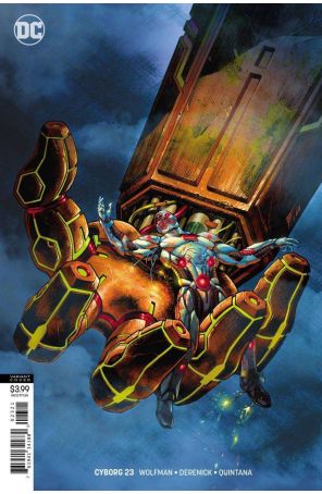 Cyborg (2nd Series) 23A published by DC with cover art by Carlos D’Anda