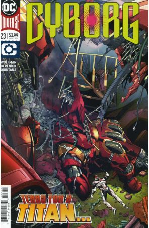 Cyborg (2nd Series) 23 published by DC with cover art by Dale Eaglesham