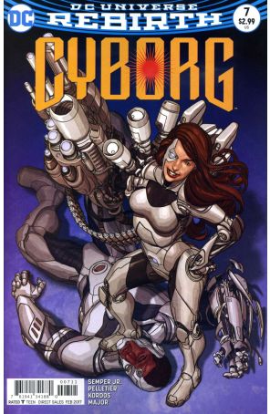 Cyborg (2nd Series) 7 published by DC with cover art by Mike Choi