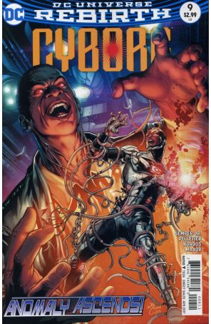 Cyborg (2nd Series) 9 published by DC with cover art by Will Conrad