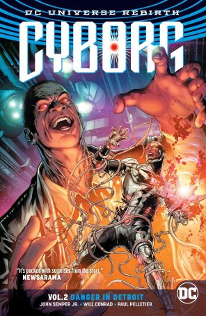 Cyborg (2nd Series) TPB 2 published by DC with cover art by Will Conrad