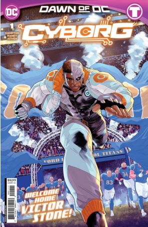 Cyborg (3rd Series) 1A published by DC with cover art by Edwin Galmon