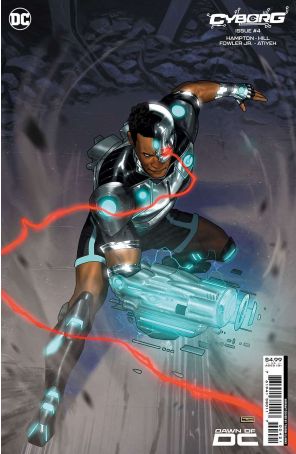 Cyborg (3rd Series) 4B published by DC with cover art by Taurin Clarke