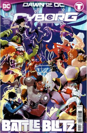 Cyborg (3rd Series) 5A published by DC with cover art by Edwin Galmon