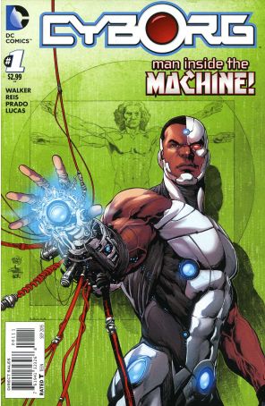 Cyborg 1 published by DC with cover art by Ivan Reis