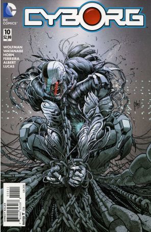 Cyborg 10 published by DC with cover art by Guillem March