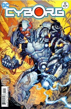 Cyborg 12 published by DC with cover art by Jonboy Meyers