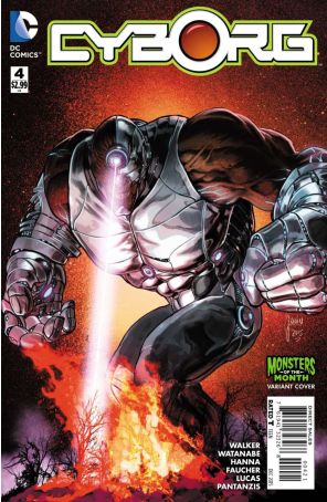 Cyborg 4A published by DC with cover art by Mikel Janin