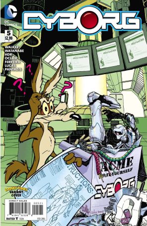 Cyborg 5A published by DC with cover art by Cully Hamner