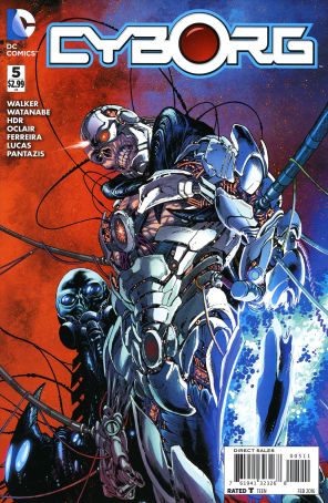 Cyborg 5 published by DC with cover art by Ivan Reis
