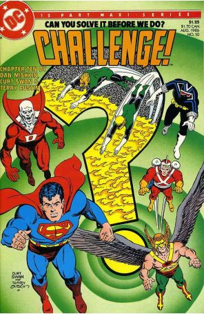 DC Challenge 10 published by DC with cover art by Curt Swan