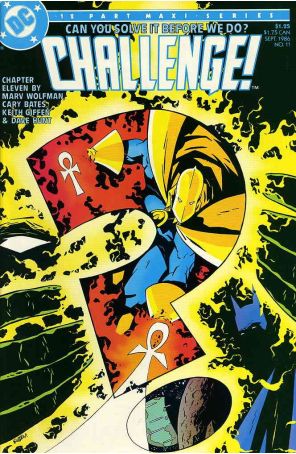 DC Challenge 11 published by DC with cover art by Keith Giffen