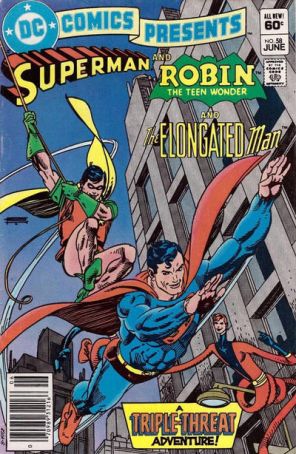 DC Comics Presents 58 (Newsstand) published by DC with cover art by Gil Kane