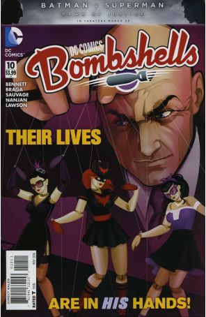 DC Comics: Bombshells 10 published by DC with cover art by Ant Lucia