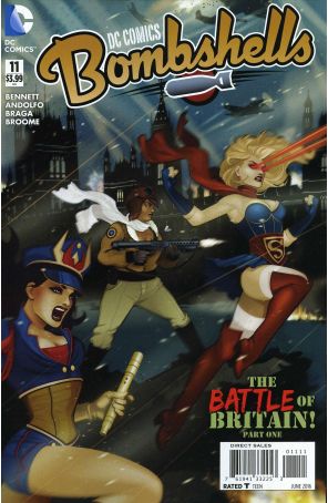 DC Comics: Bombshells 11 published by DC with cover art by Ant Lucia