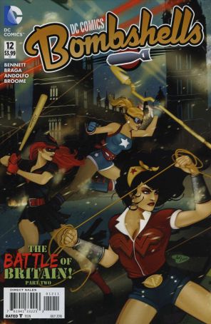 DC Comics: Bombshells 12 published by DC with cover art by Ant Lucia