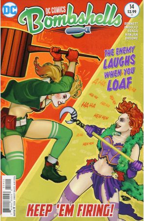 DC Comics: Bombshells 14 published by DC with cover art by Ant Lucia