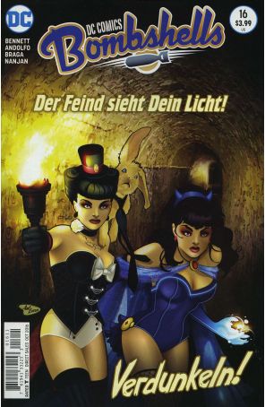 DC Comics: Bombshells 16 published by DC with cover art by Ant Lucia