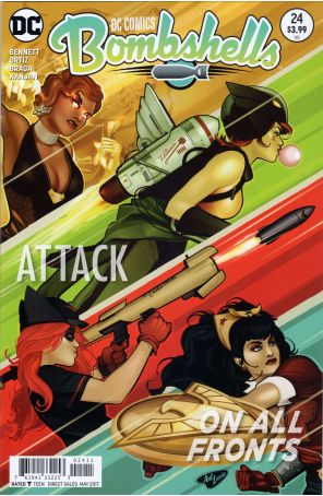 DC Comics: Bombshells 24 published by DC with cover art by Ant Lucia