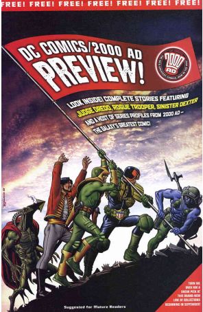 DC Comics/2000 AD Preview 1 published by DC with cover art by Brian Bolland