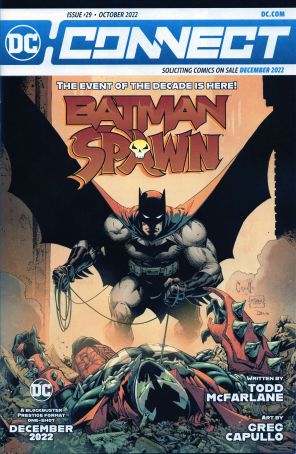 DC Connect 29 published by DC with cover art by Greg Capullo and Todd McFarlane
