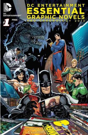 DC Entertainment Essential Graphic Novels and Chronology 2013 published by DC with cover art by Ryan Sook