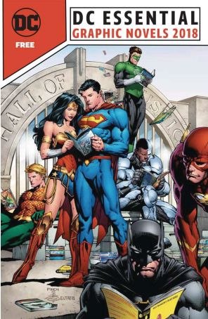 DC Entertainment Essential Graphic Novels and Chronology 2018 published by DC with cover art by David Finch