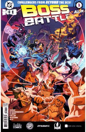 DC K.O.: Boss Battle 1A published by DC with cover art by Jeff Spokes