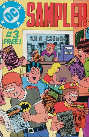 DC Sampler 3 published by DC with cover art by Fred Hembeck