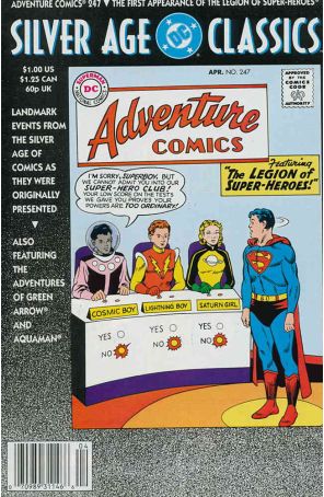 DC Silver Age Classics Adventure Comics 247 published by DC with cover art by Curt Swan