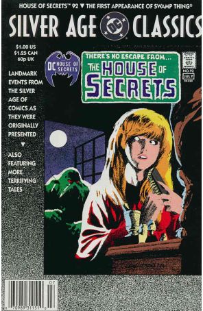 DC Silver Age Classics House of Secrets 92 published by DC with cover art by Bernie Wrightson
