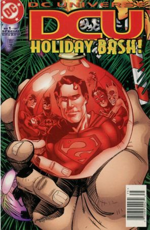DC Universe Holiday Bash 1 (Newsstand) published by DC with cover art by Rodolfo Damaggio