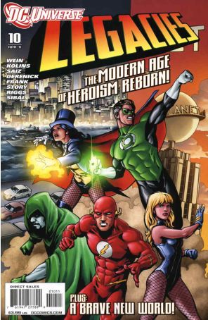 DC Universe Legacies 10 published by DC with cover art by Jesus Saiz