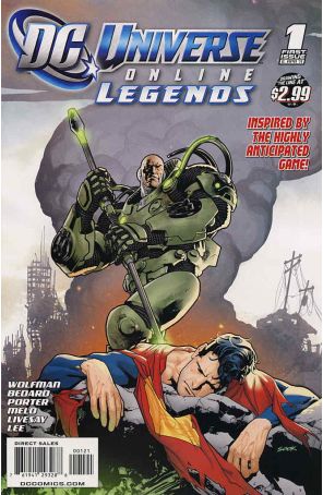 DC Universe Online Legends 1A published by DC with cover art by Ryan Sook
