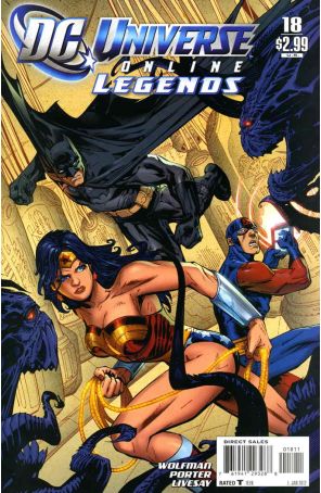 DC Universe Online Legends 18 published by DC with cover art by Howard Porter